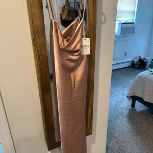 Show Me Your MuMu Verona Cowl dress NWT